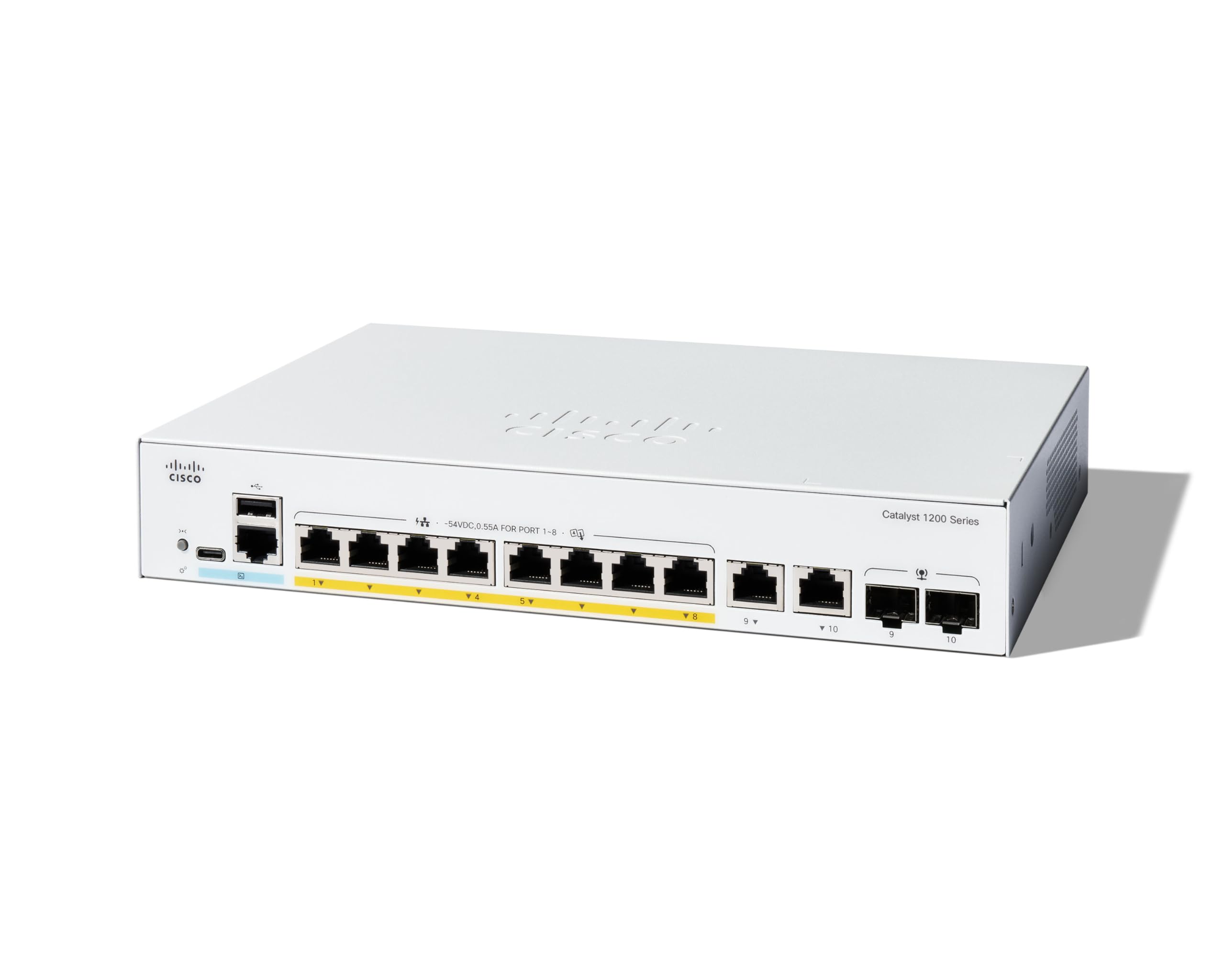 Amazon.com: Cisco Catalyst 1200-8P-E-2G Smart Switch, 8 Port GE